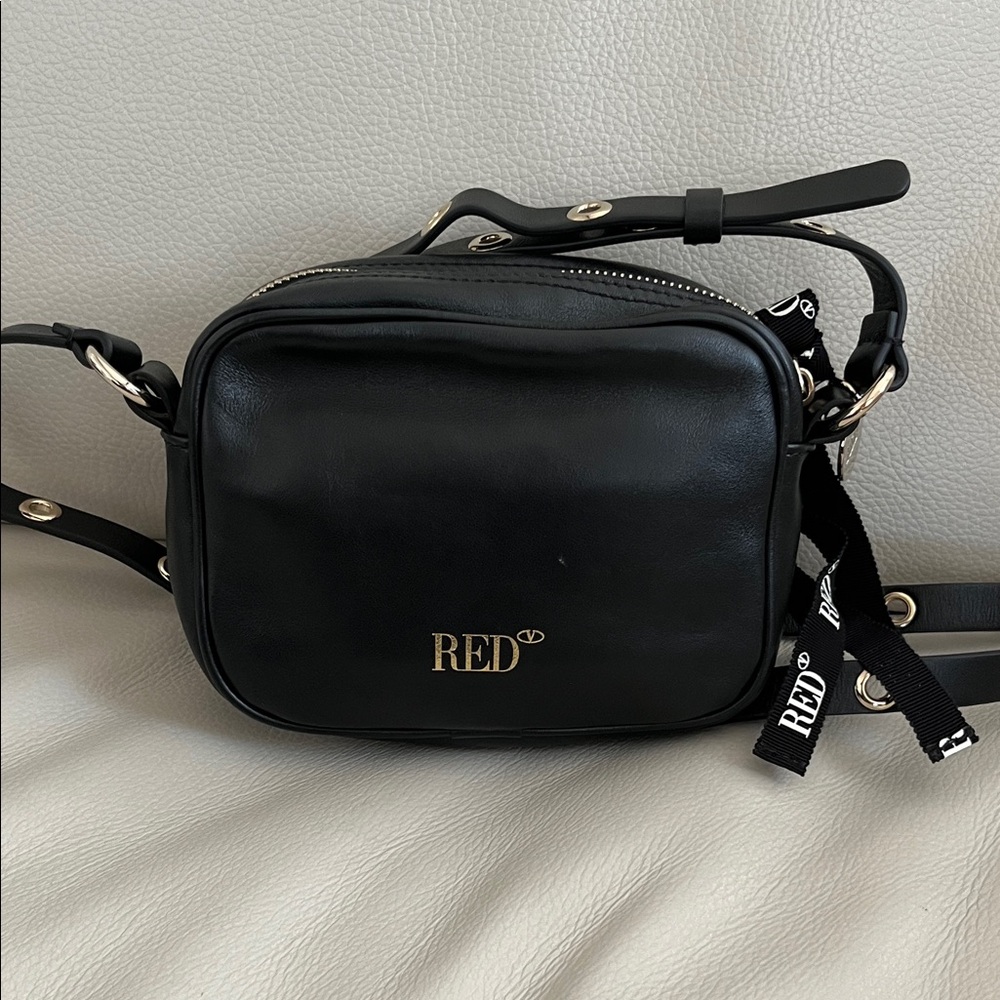 Valentino Garavani Studded Black Leather Crossbody Bag - Picture 3 of 6